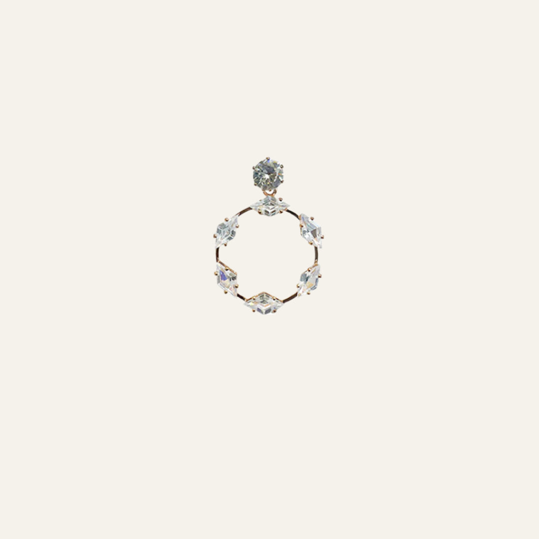 Crystel Halo  Earring