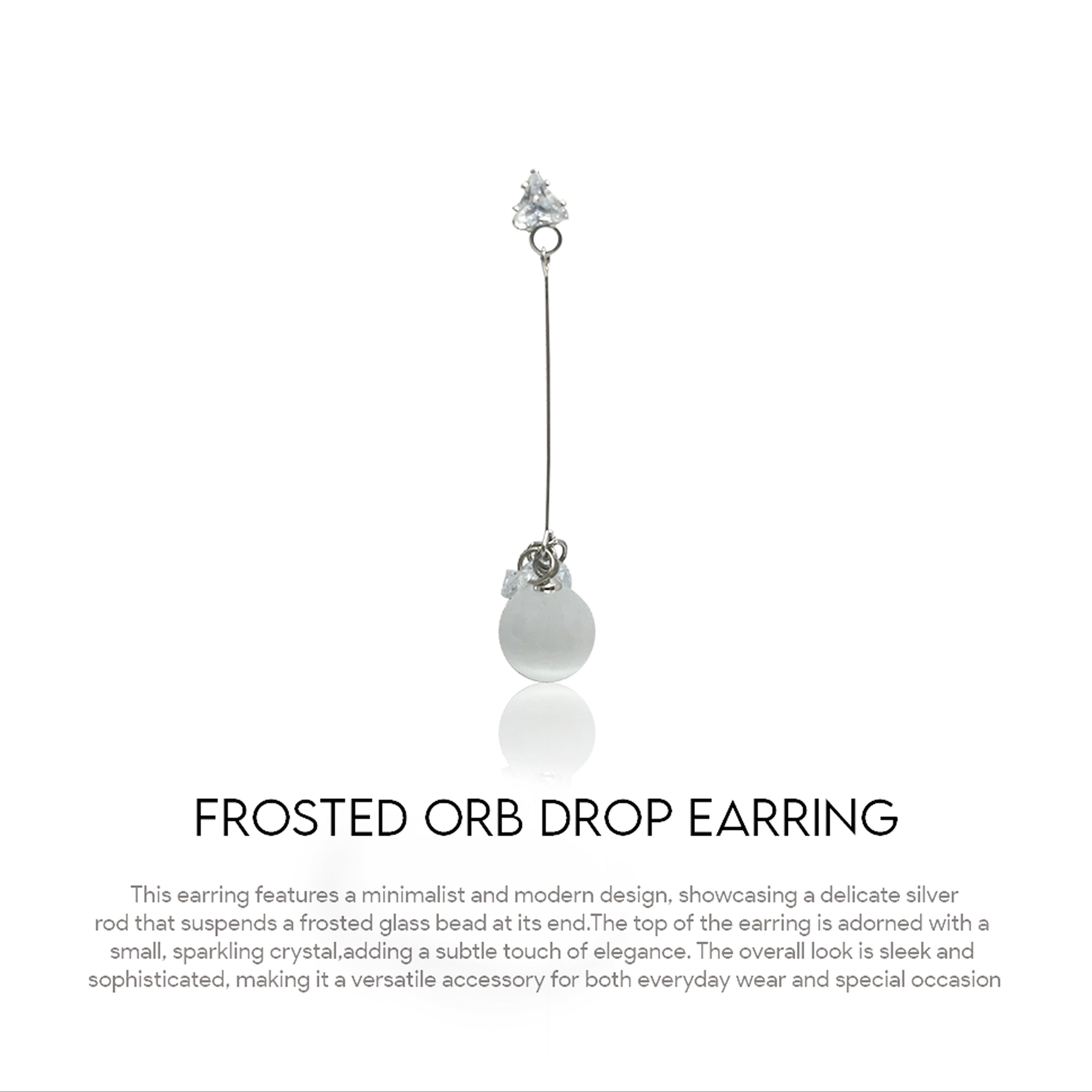 Frosted Earring